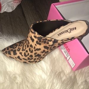 Cheetah print heels. SALE